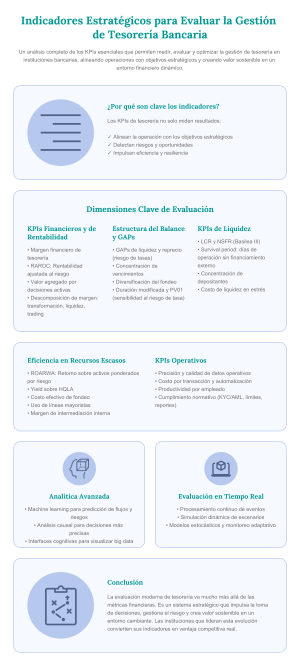 Indicadores Estratégicos para Evaluar la Gestión de Tesorería Bancaria
